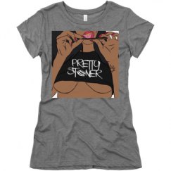 Ladies Slim Fit Super Soft Triblend Tee