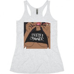 Ladies Slim Fit Super Soft Racerback Triblend Tank