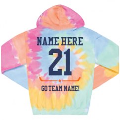 Unisex Tie-Dye Fleece Hoodie