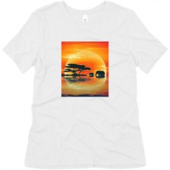 Ladies Relaxed Fit Super Soft Triblend Tee