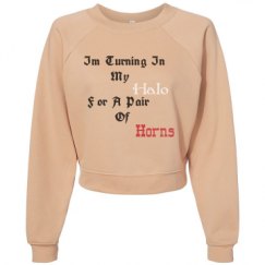 Women's Raglan Pullover Fleece