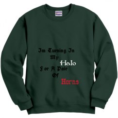 Unisex Film and Foil Crewneck Sweatshirt