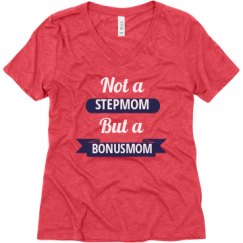 Ladies Relaxed Fit Super Soft Triblend V-Neck Tee