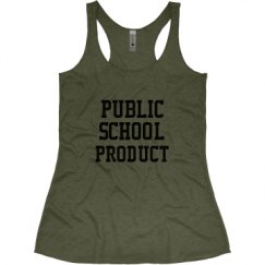 Ladies Slim Fit Super Soft Racerback Triblend Tank