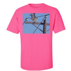 Unisex Ultra Cotton Safety Neon Crewneck Tee