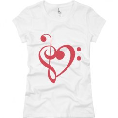 Ladies Slim Fit Basic Promo Jersey Tee