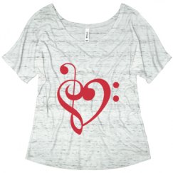 Ladies Flowy Slouchy Tee