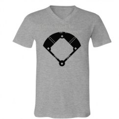 Unisex V-Neck Jersey Tee