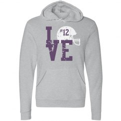 Purple football sweat