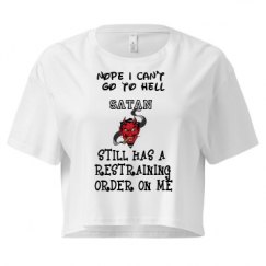 Ladies Festival Cali Crop Top Tee