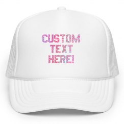 Custom Glitter Trucker Hats
