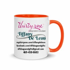 11oz Ceramic Mug with Color Inside