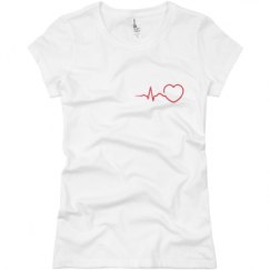 Ladies Slim Fit Basic Promo Jersey Tee