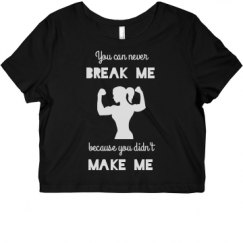 Ladies Slim Fit Crop Top Tee