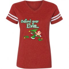 Ladies Relaxed Fit Vintage Sports Tee