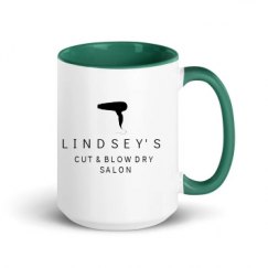 15oz Ceramic Mug with Color Inside