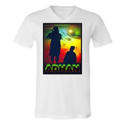 Unisex V-Neck Jersey Tee