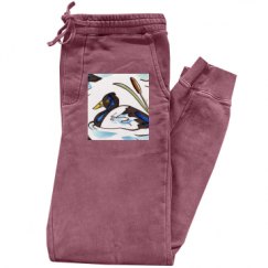 Pigment-Dyed Fleece Pants