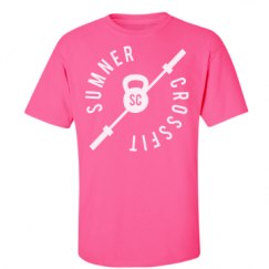 Unisex Ultra Cotton Safety Neon Crewneck Tee