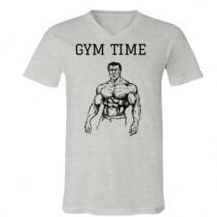 Unisex V-Neck Jersey Tee