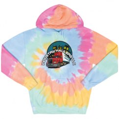 Unisex Tie-Dye Fleece Hoodie