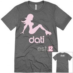 CW DATI GREY SKATE FIGURE TEE