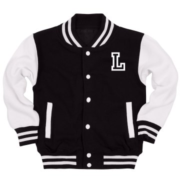 Custom Letterman Jacket & Initial - Youth Letterman Varsity Jacket
