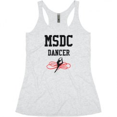 Ladies Slim Fit Super Soft Racerback Triblend Tank
