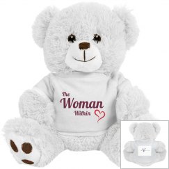 The Women Within Teddy Bear (Maroon)