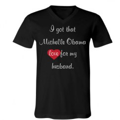 Unisex V-Neck Jersey Tee