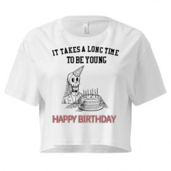 Ladies Festival Cali Crop Top Tee