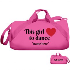 This girl loves to dance!