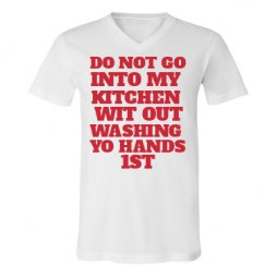 Unisex V-Neck Jersey Tee