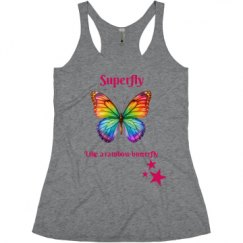Ladies Slim Fit Super Soft Racerback Triblend Tank
