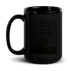 15oz Black Glossy Mug