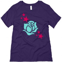 Rose and Stars ladies tee