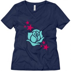 Ladies Relaxed Fit V-Neck Tee