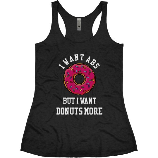 Abs vs Donuts Tank