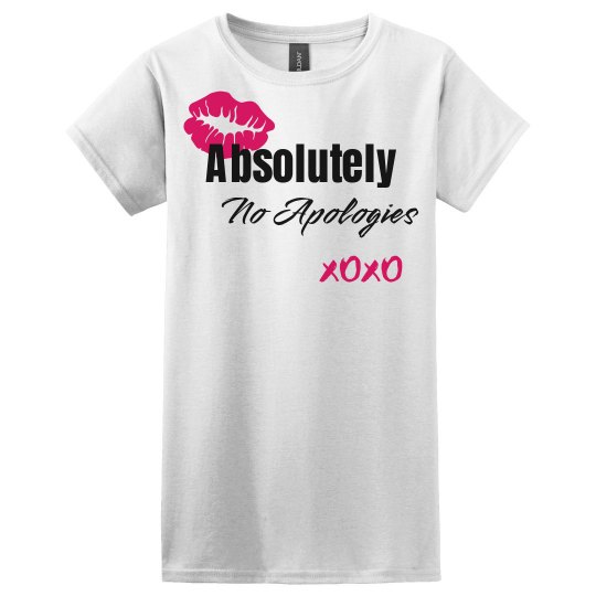 Absolutely No Apologies Hot Pink Lips T-Shirt