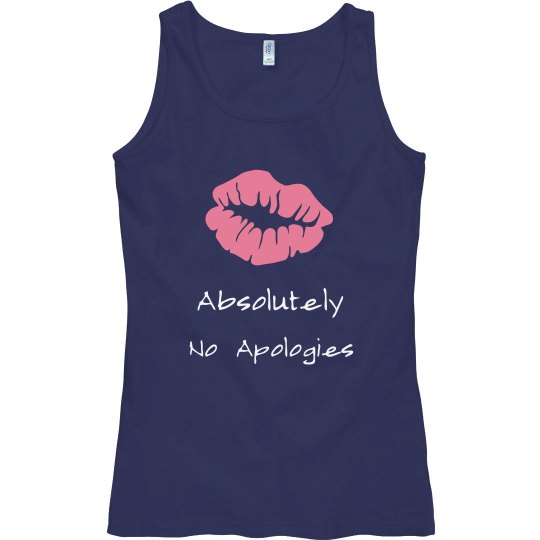 Absolutely No Apologies Pink Lips Tank Top