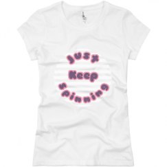 Ladies Slim Fit Basic Promo Jersey Tee