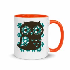 11oz Ceramic Mug with Color Inside