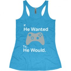 Ladies Slim Fit Super Soft Racerback Triblend Tank