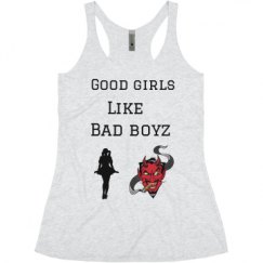 Ladies Slim Fit Super Soft Racerback Triblend Tank