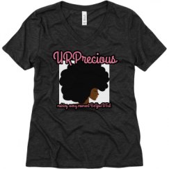 Ladies Relaxed Fit Super Soft Triblend V-Neck Tee