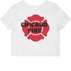 Ladies Slim Fit Crop Top Tee