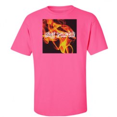 Unisex Ultra Cotton Safety Neon Crewneck Tee