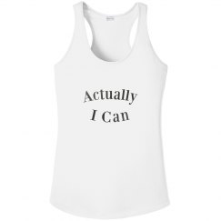 Actually I Can - White/Gunmetal