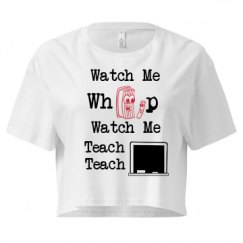 Ladies Festival Cali Crop Top Tee