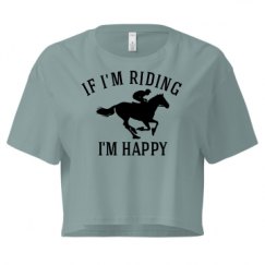 Ladies Festival Cali Crop Top Tee